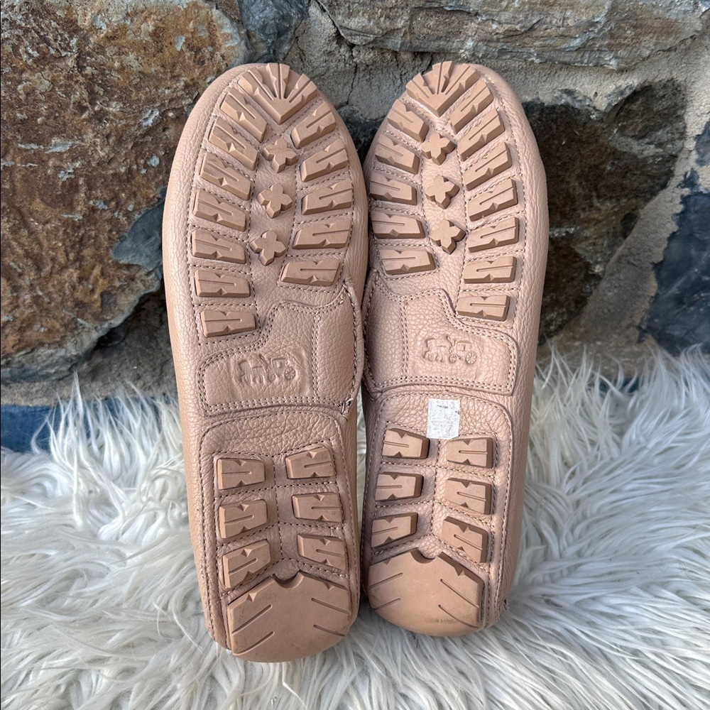 Coach Tan Leather Loafers - Picture 6 of 9